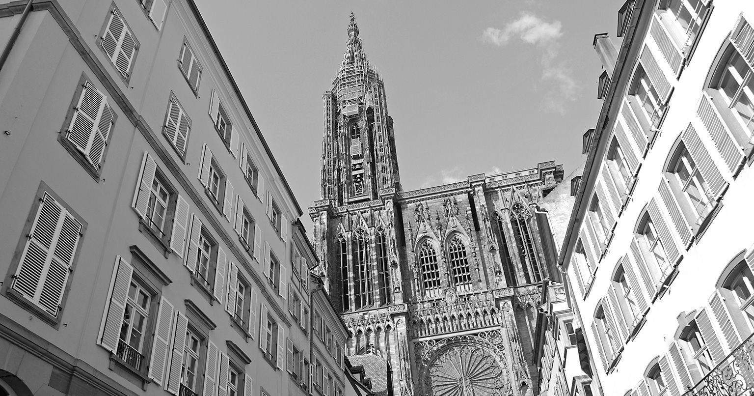Vue de la ville de Strasbourg