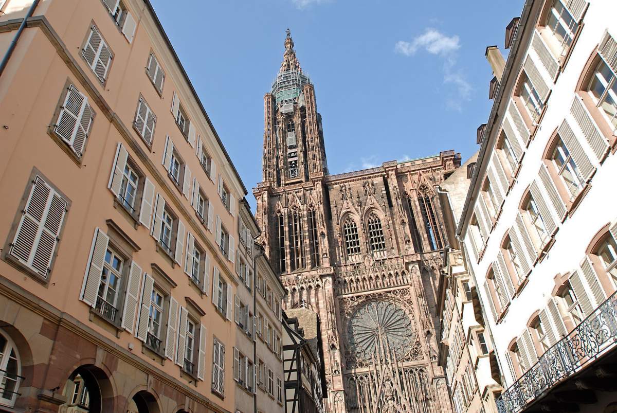 Exterior view of the Gutenberg hotel in Strasbourg